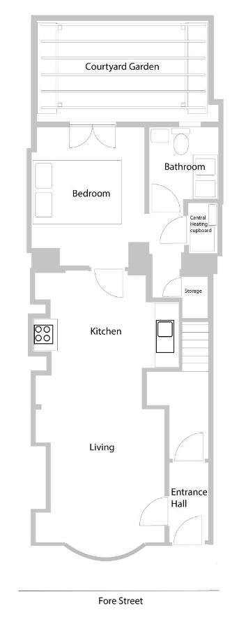 Beautiful Seaside One Bedroom Apartment Shaldon Eksteriør billede